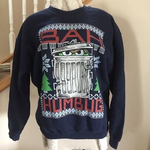 Sesame Street Oscar Grouch  Bah Humbug Christmas